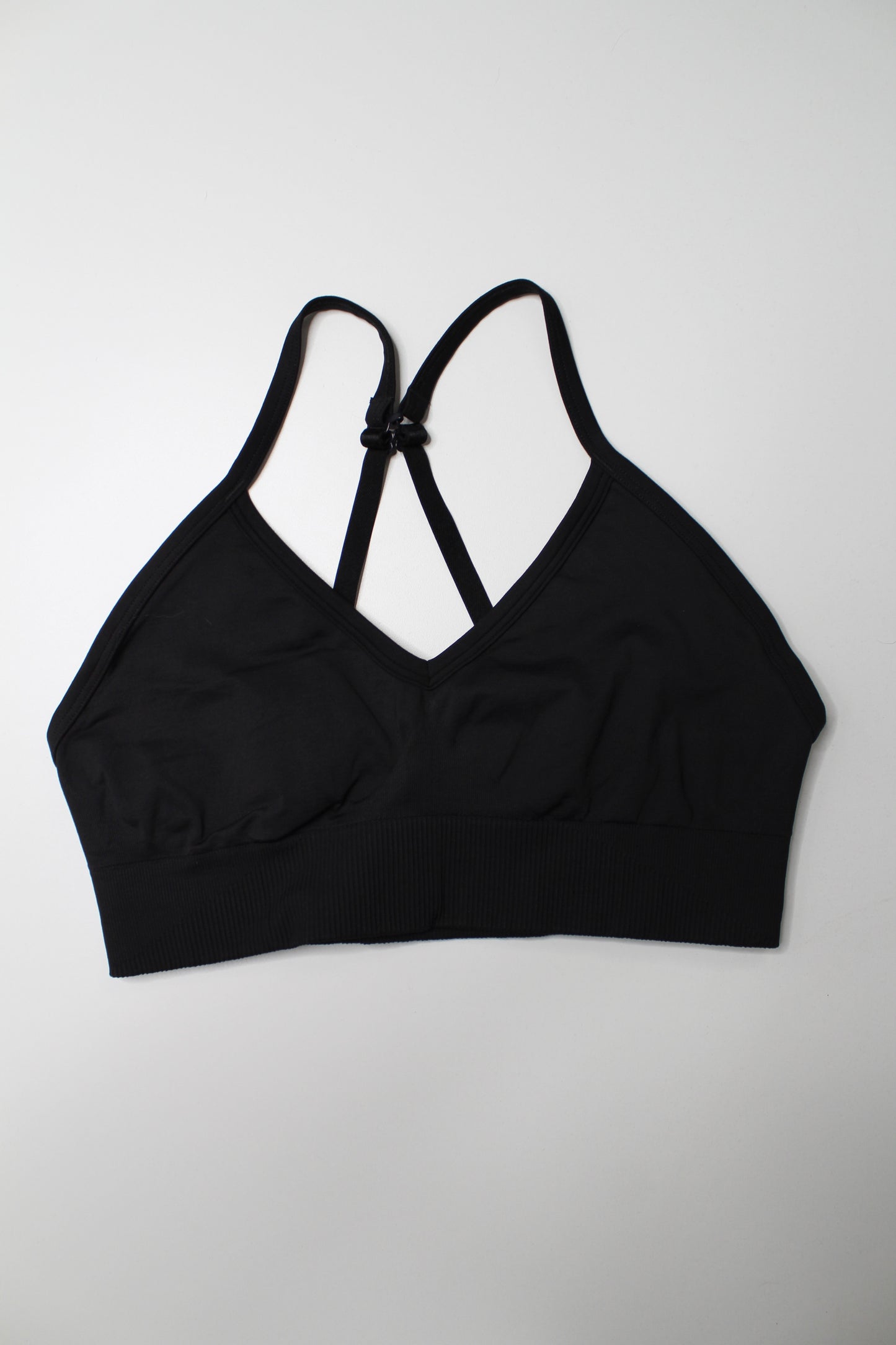 Lululemon black ‘ebb to street’ bra, size 8 *C/D cup