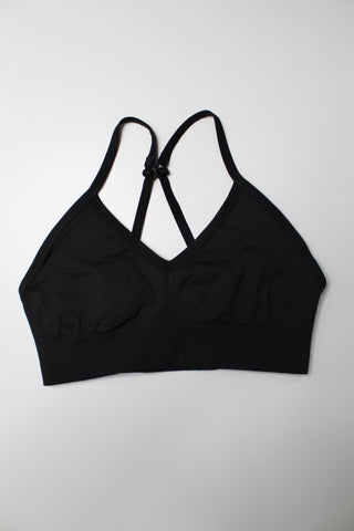 Lululemon black ebb to street bra, size 8 *C/D cup