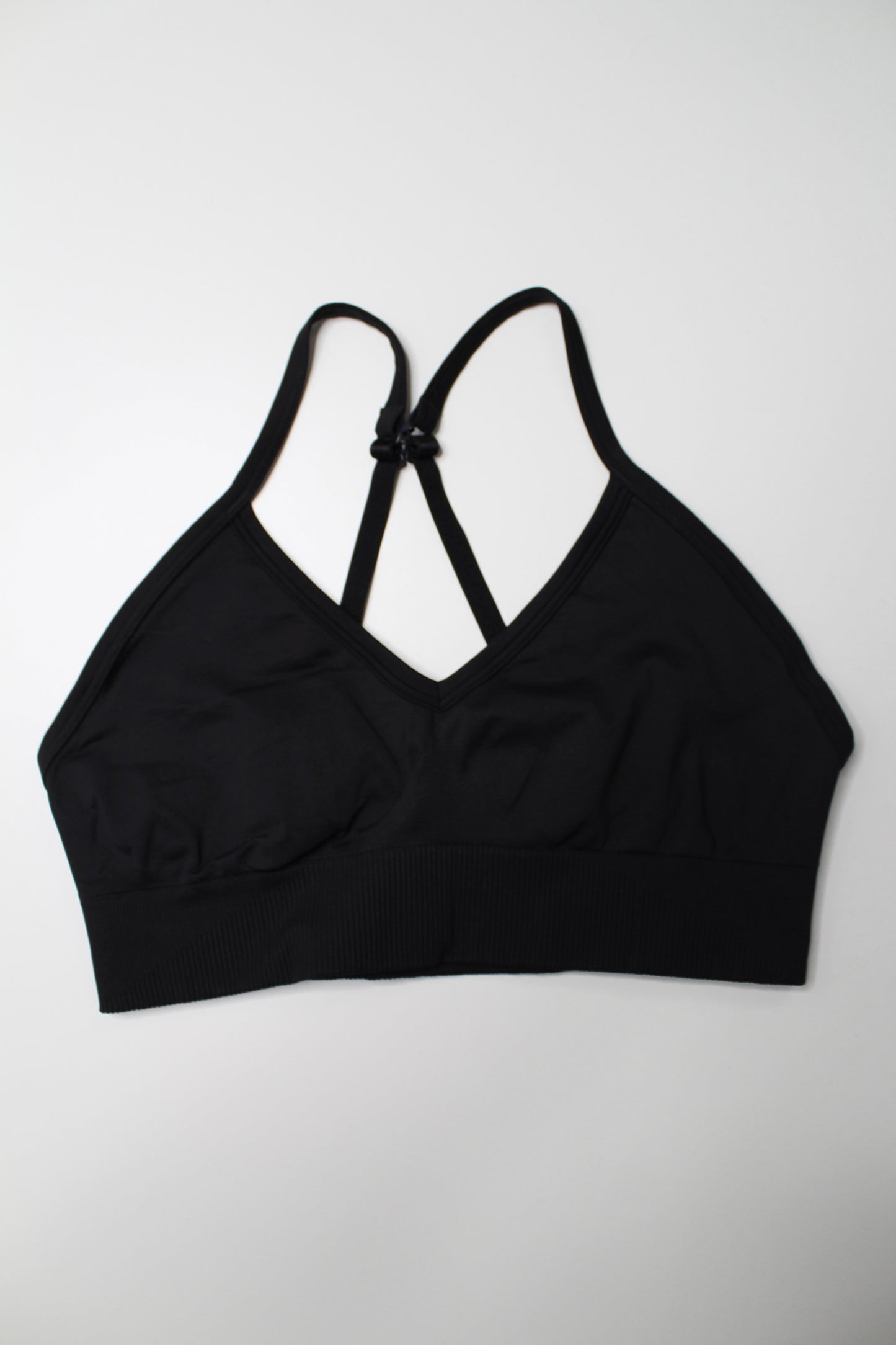 Lululemon black ‘ebb to street’ bra, size 8 *C/D cup