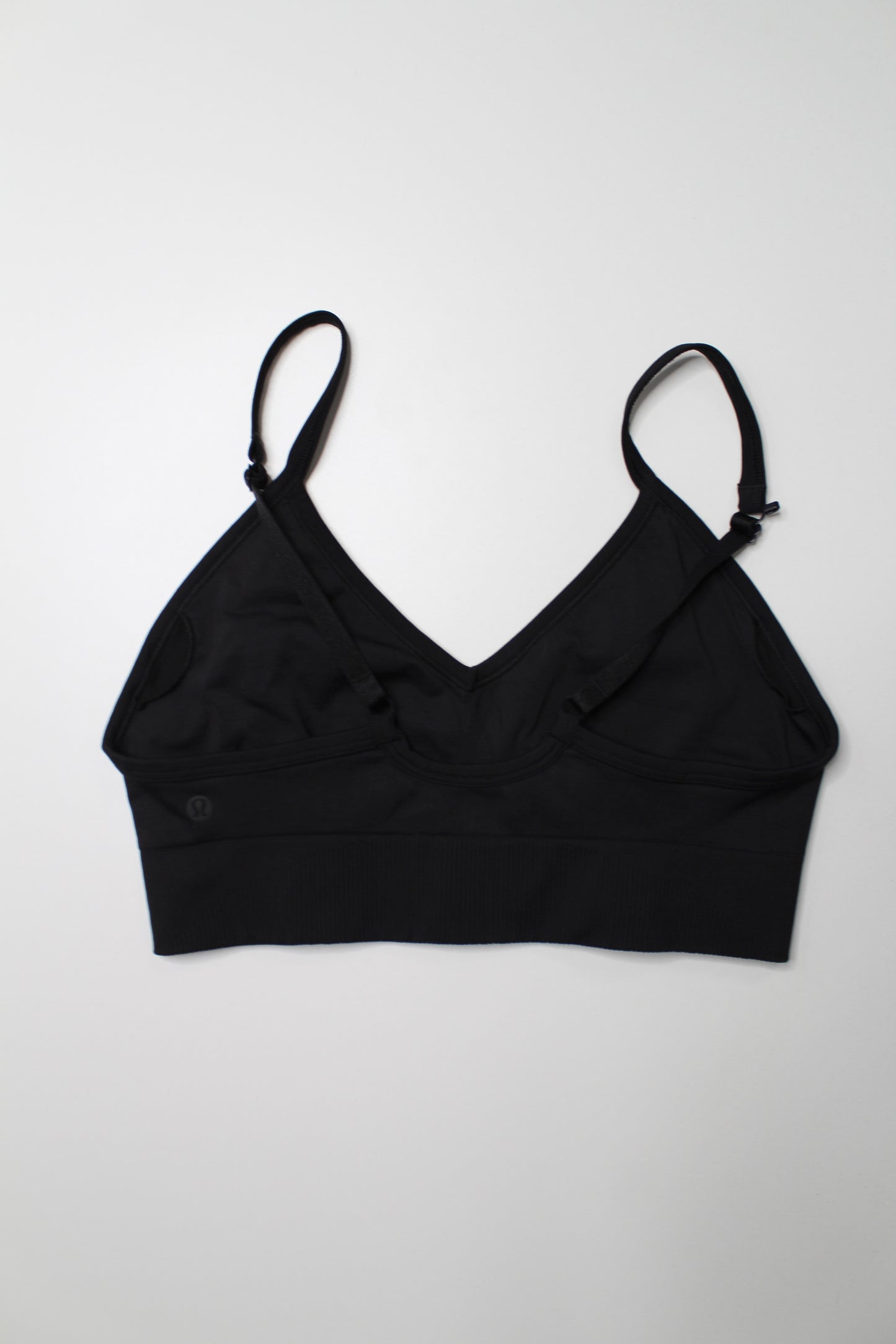 Lululemon black ‘ebb to street’ bra, size 8 *C/D cup