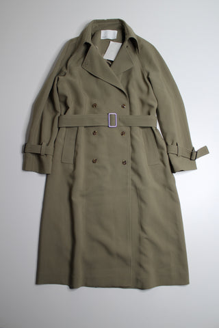 Oak + Fort oversized trench coat, size xs *new with tags