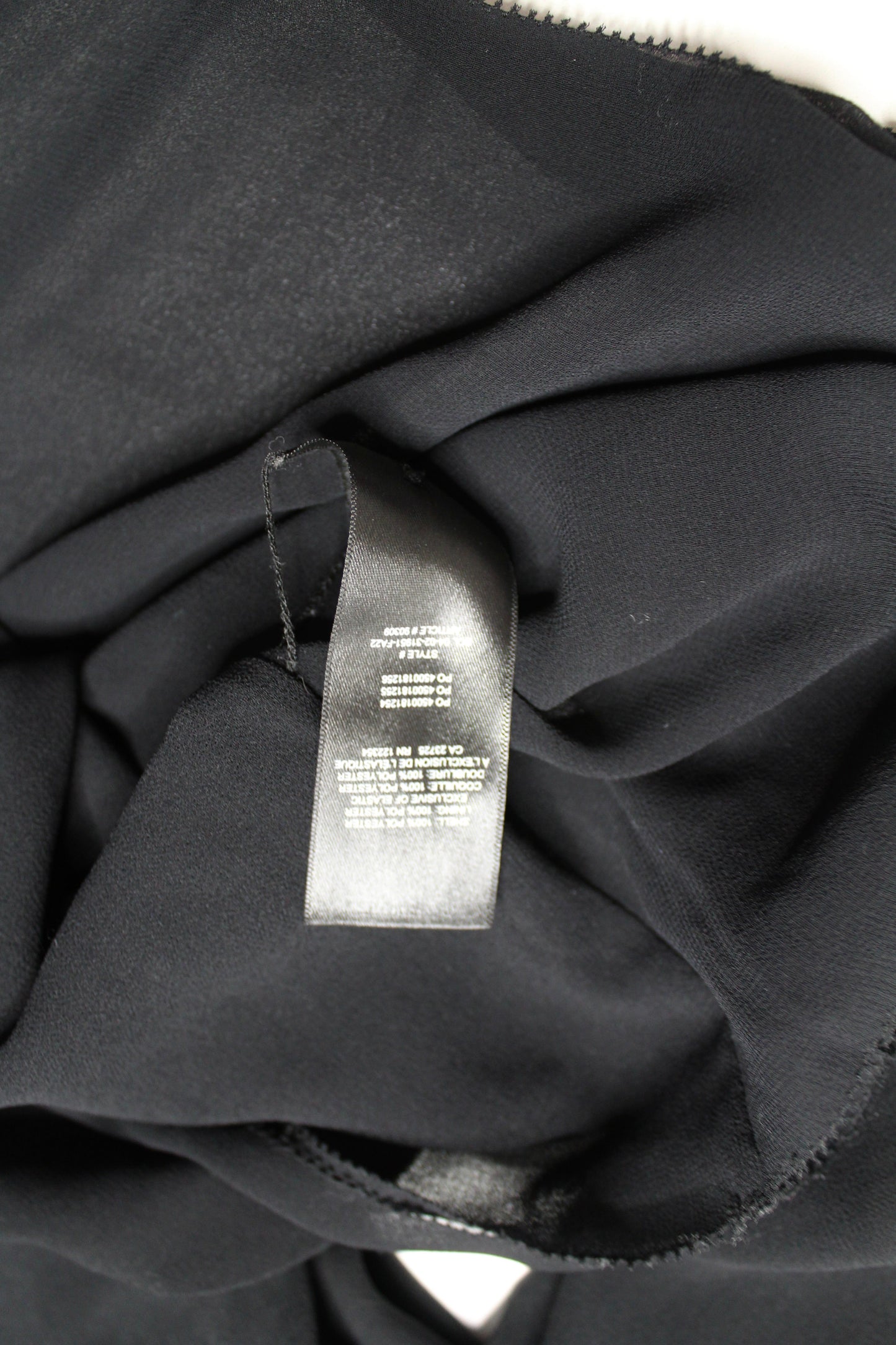 Aritzia wilfred black 'valencia' blouse, size large