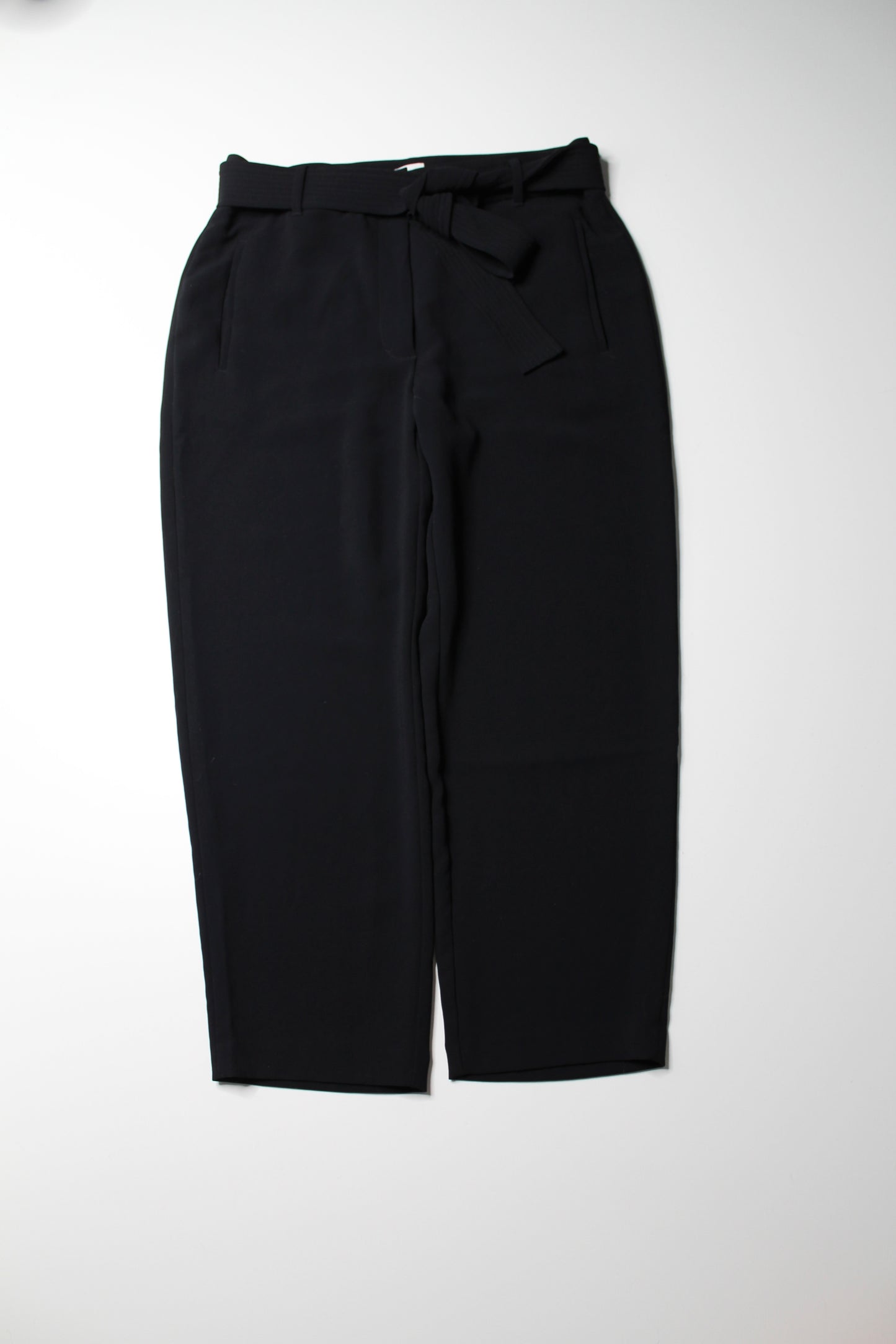 Aritzia wilfred black tie front pant, size 14