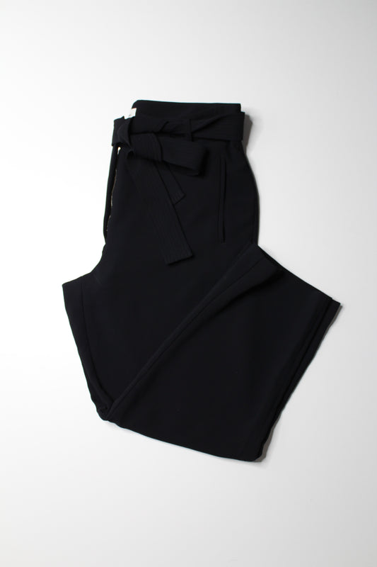 Aritzia wilfred black tie front pant, size 14