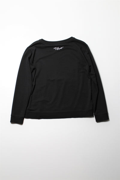 Karl Lagerfeld black lightweight sweater, size small (loose fit) (price reduced: was $88)