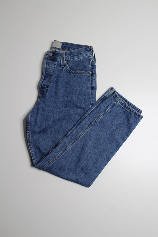 Everlane ‘90’s cheeky high rise’ jean, size 27 *ankle