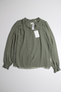 Aritzia wilfred bitter sage alexis blouse, size small *new with tags