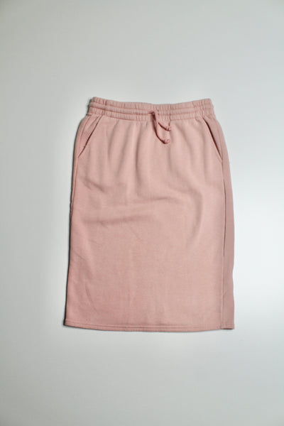 Aritzia TNA pink caribou sweat skirt, size small (price reduced: was $30)