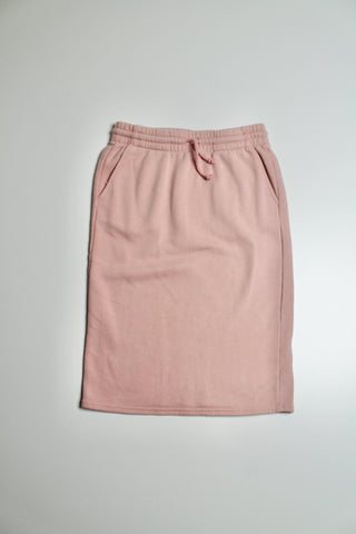 Aritzia TNA pink caribou sweat skirt, size small (additional 50% off)