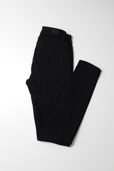 Paige black vertugo ultra skinny jeans, size 25 (price reduced: was $58)