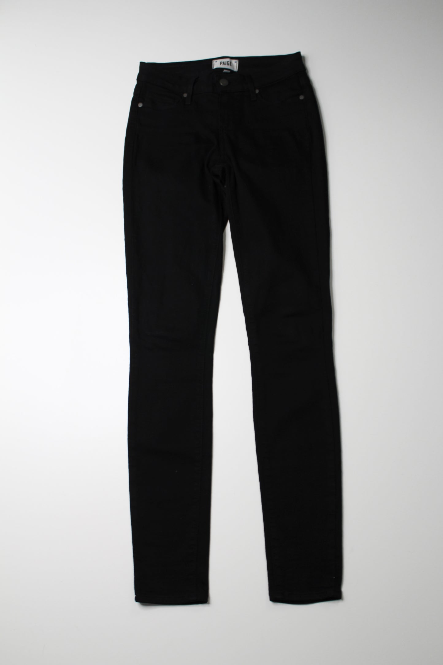 Paige black ‘verdugo’ ultra skinny jeans, size 25 (additional 50% off)