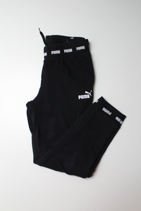 Puma black jogger, size medium