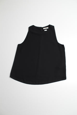 Aritzia babaton black sleeveless blouse, size xs