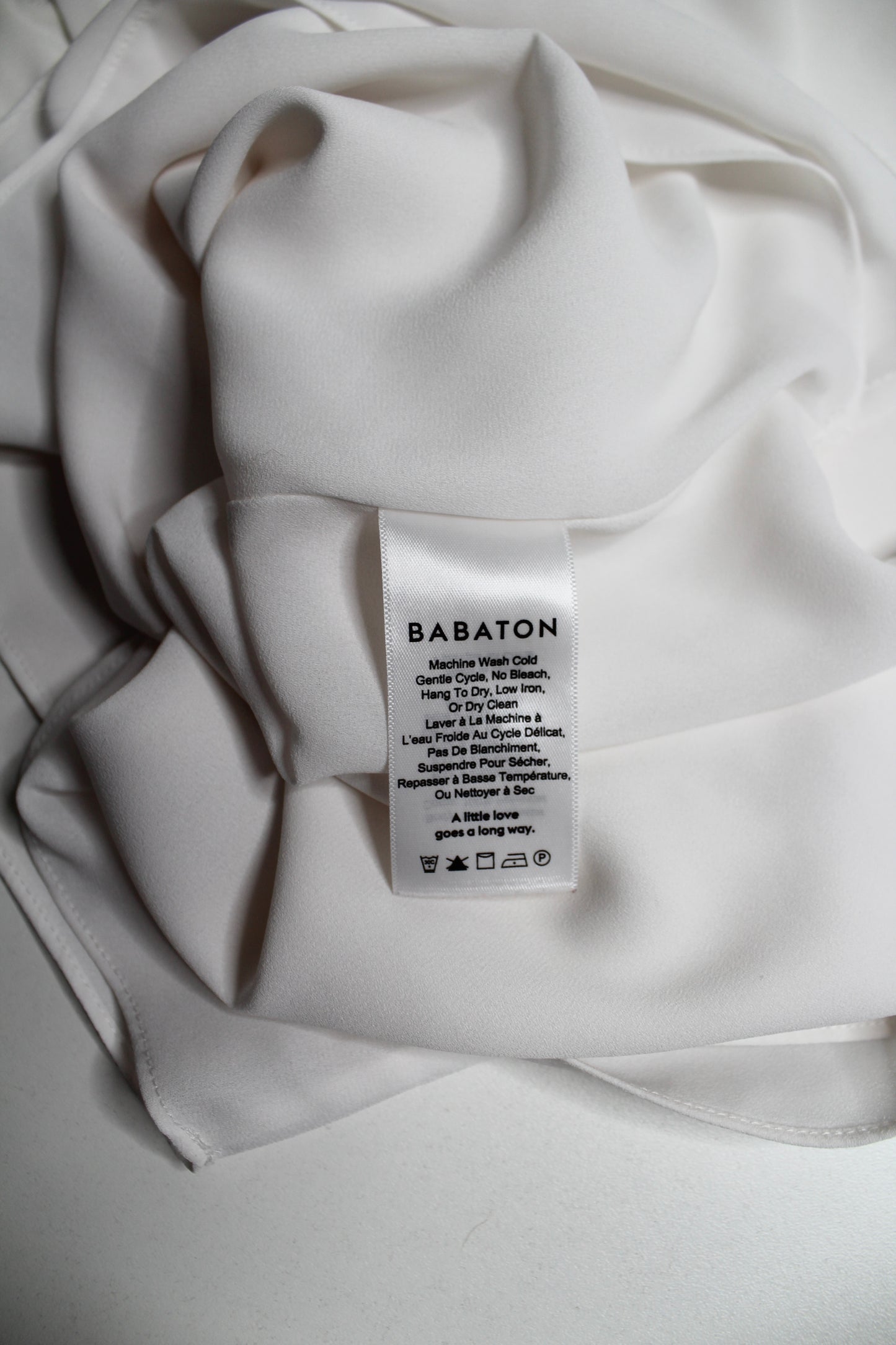 Aritzia babaton everly white camisole, size xxs