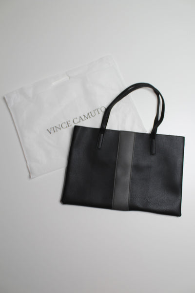 Vince Camuto black medium pebbled vegan leather tote *new (additional 50% off)