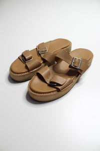 Clarks tan desert sandal, size 10 (price reduced: was $40)