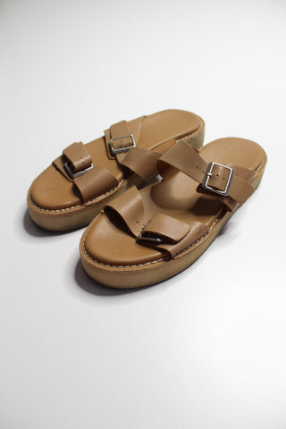 Clarks tan desert sandal, size 10 (price reduced: was $40)