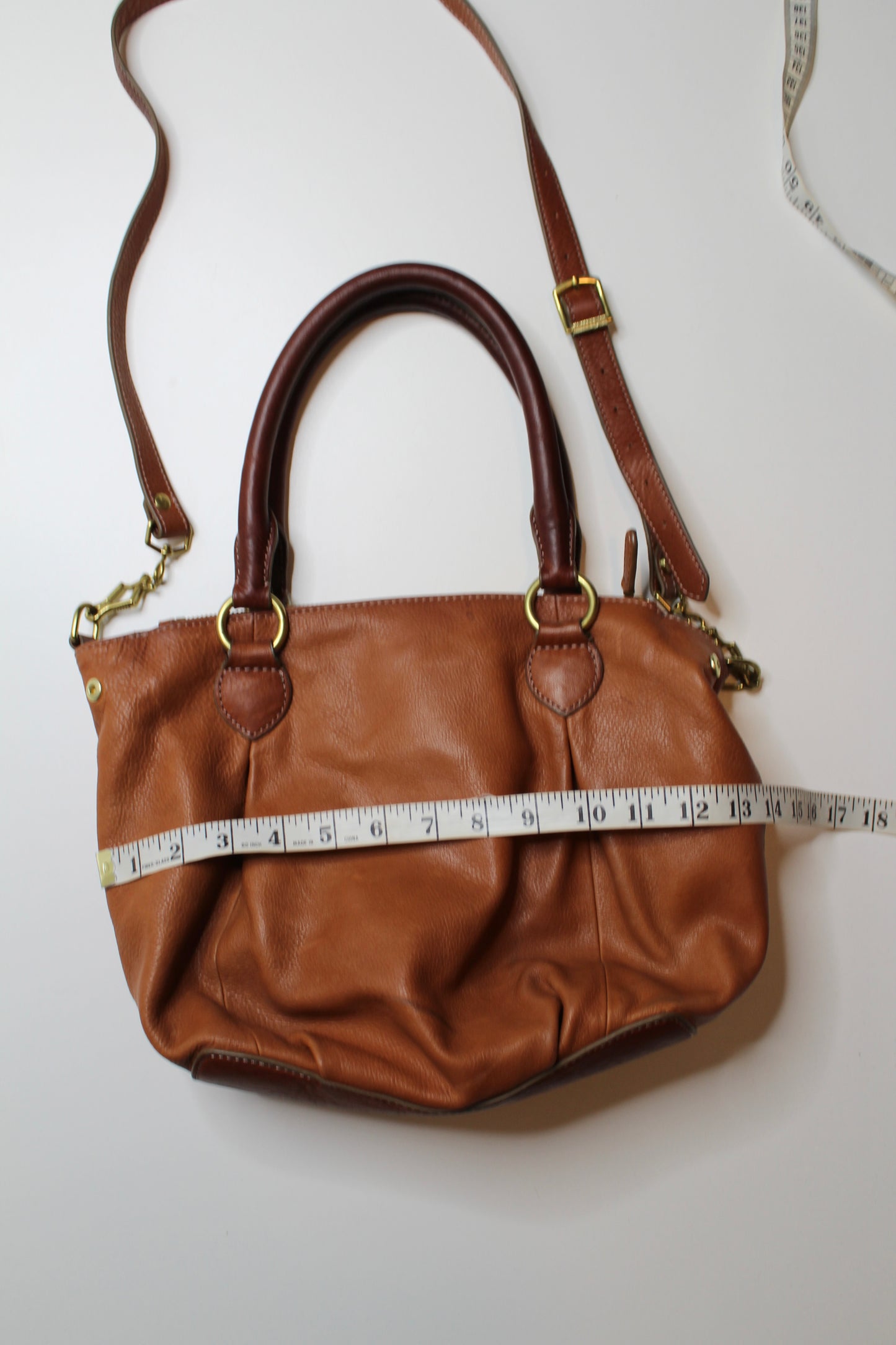 J.CREW boho leather bag with detachable strap (price reduced: was $68)