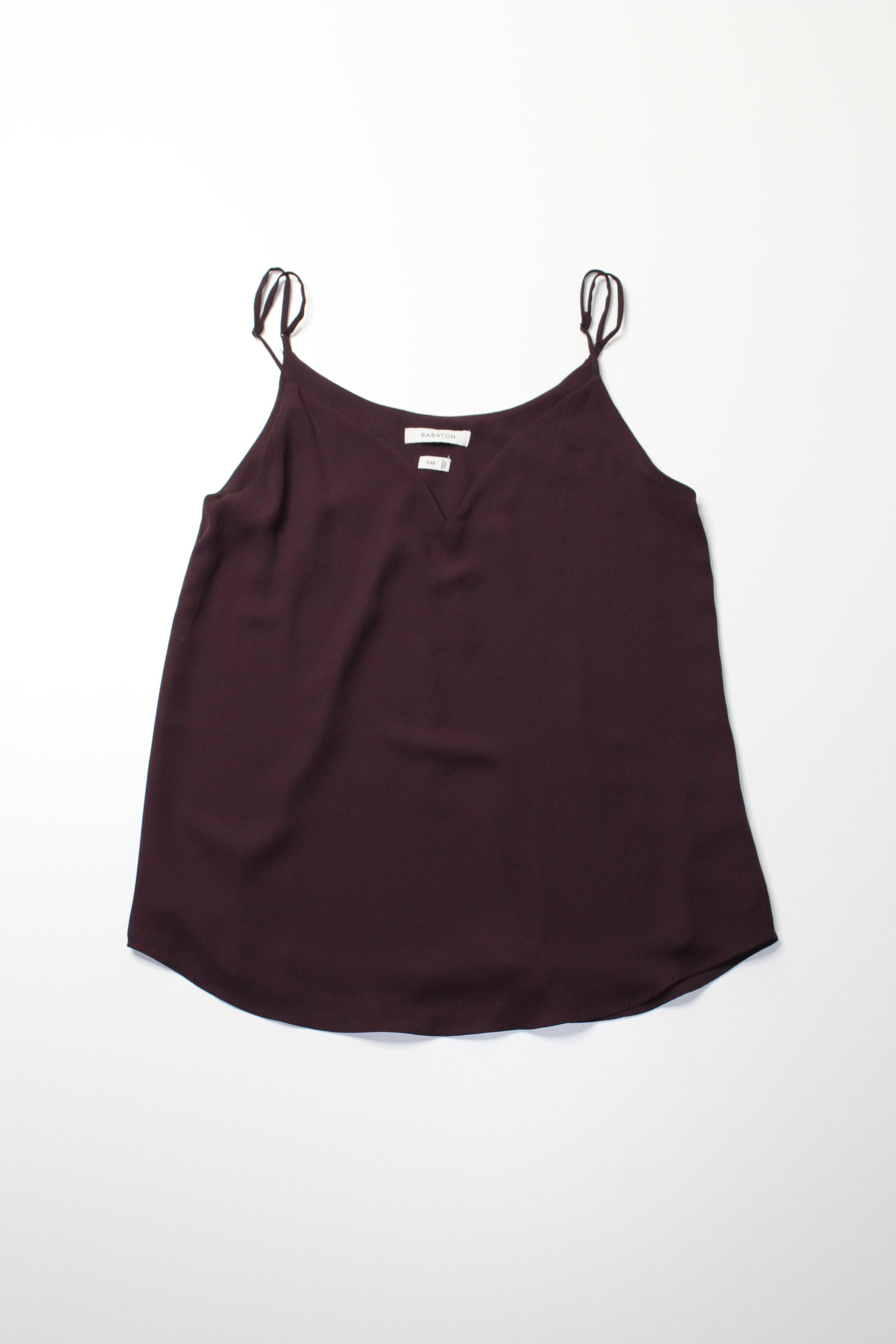 Aritzia babatón dark plum Everly camisole, size xxs