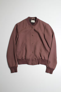 Aritzia wilfred mauve poussin bomber jacket, size small (relaxed fit)