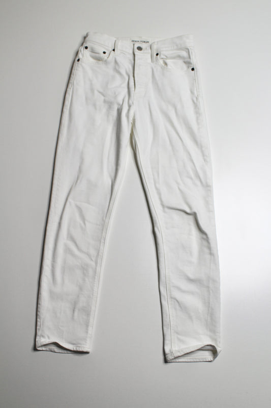Aritzia Denim Forum white yoko high rise slim jeans, size 25 (price reduced: was $48)
