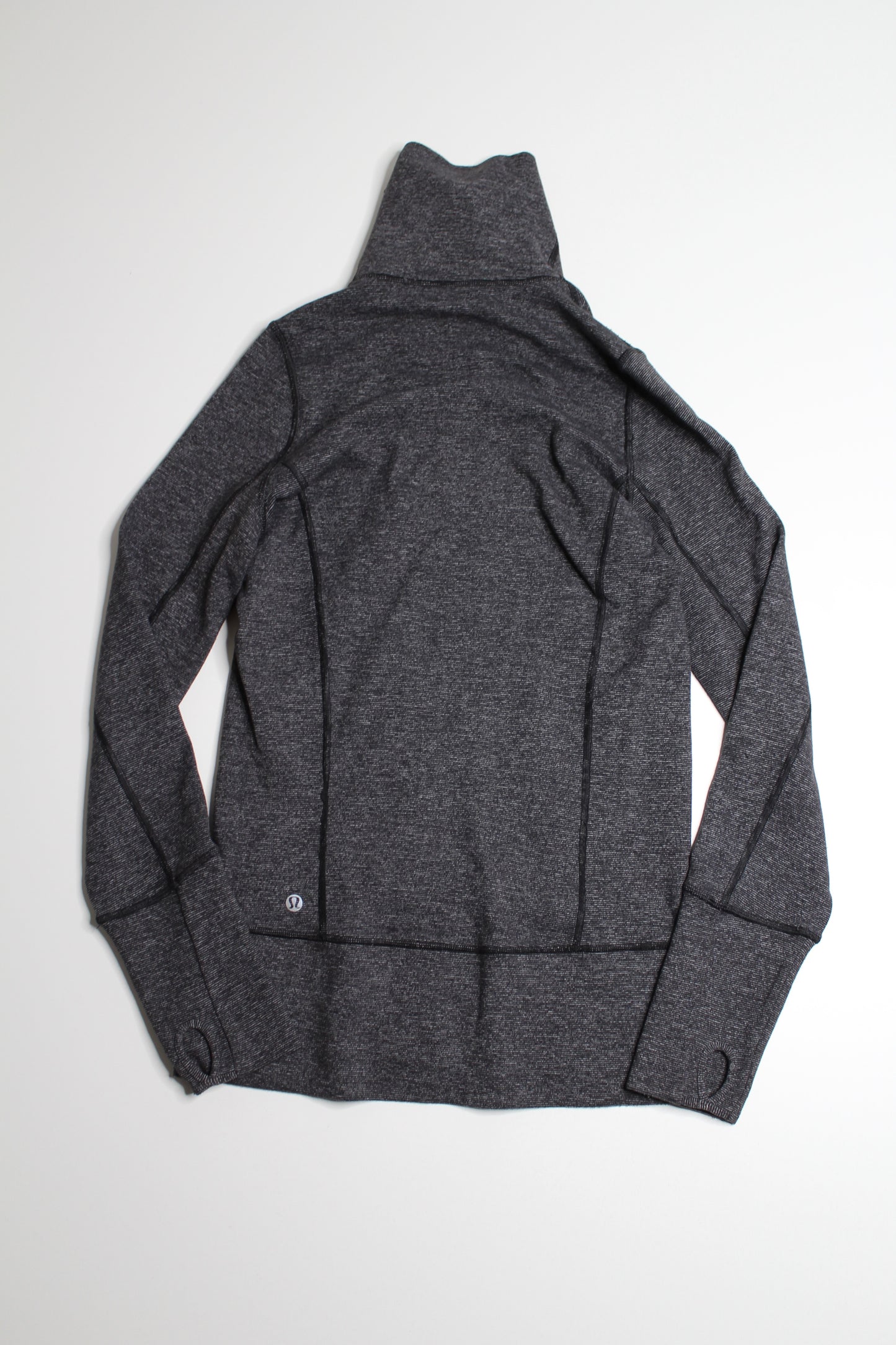 Lululemon wee stripe grey/black ‘in stride’ jacket, size 4 (price reduced: was $40)