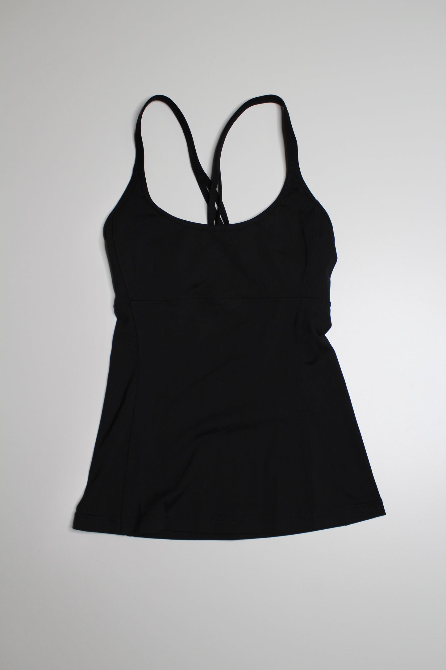 Alo Yoga black strappy tank, no size. fits like size xs  (price reduced: was $40)