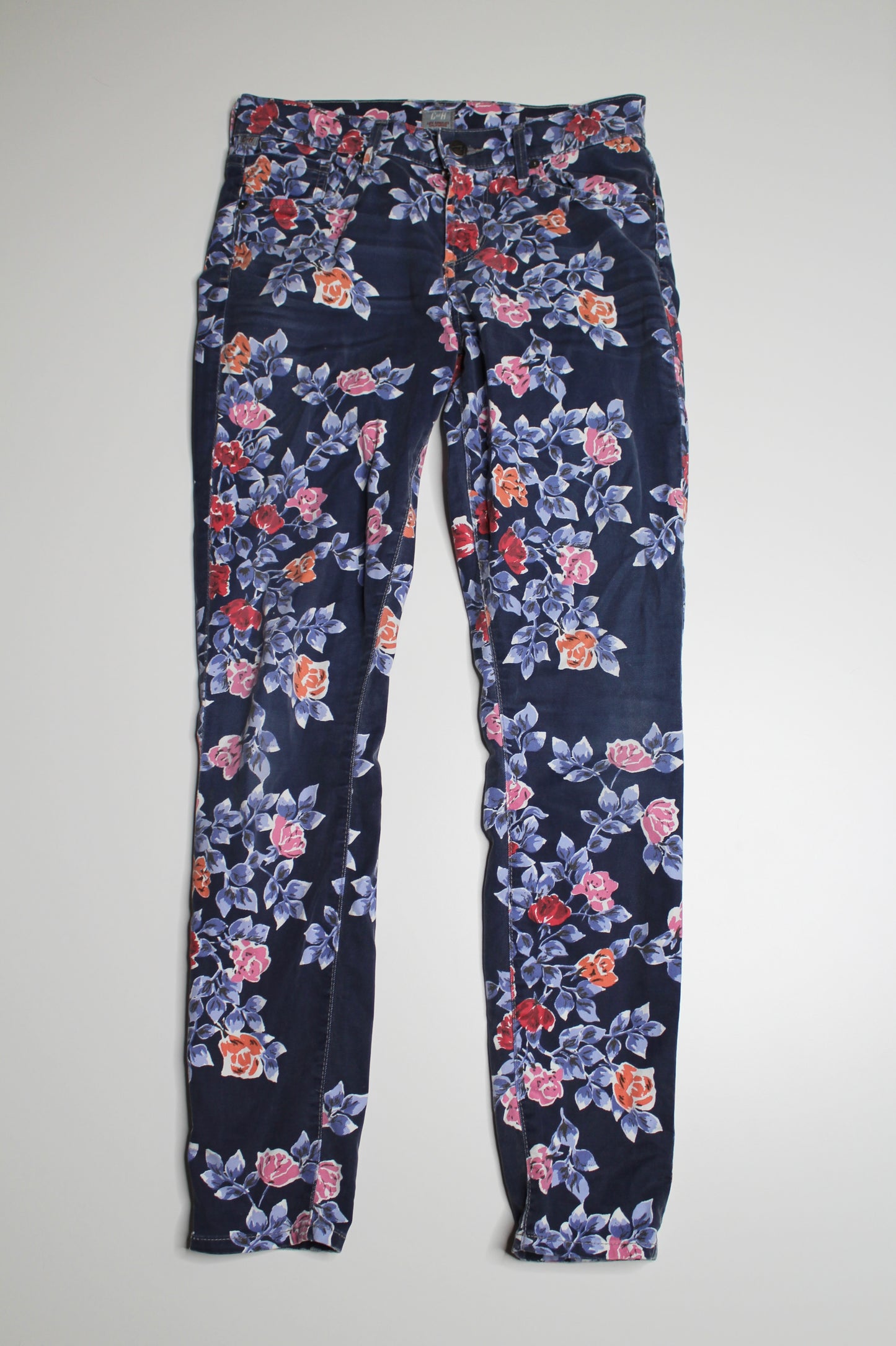 Citizens of Humanity thompson floral skinny jeans, size 26