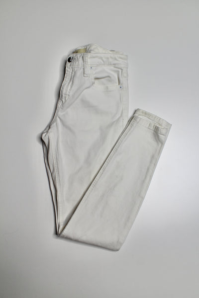 Joe’s cream mid rise skinny ankle jeans, size 26 (price reduced: was $58) (additional 50% off)