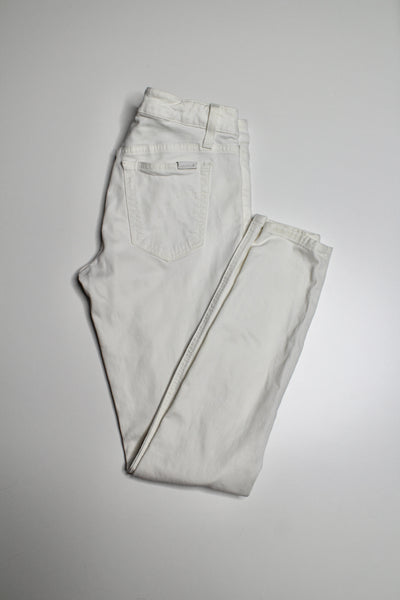 Joe’s cream mid rise skinny ankle jeans, size 26 (price reduced: was $58) (additional 50% off)