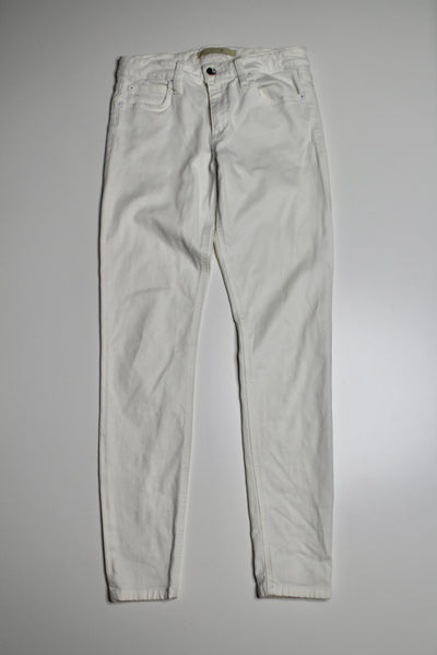 Joe’s cream mid rise skinny ankle jeans, size 26 (price reduced: was $58) (additional 50% off)