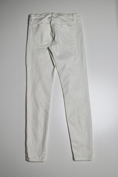 Joe’s cream mid rise skinny ankle jeans, size 26 (price reduced: was $58) (additional 50% off)