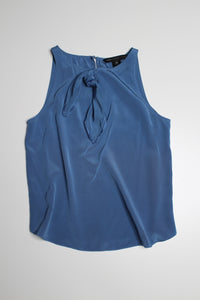 Marc by Marc Jacobs blue silk sleeveless blouse, size xs