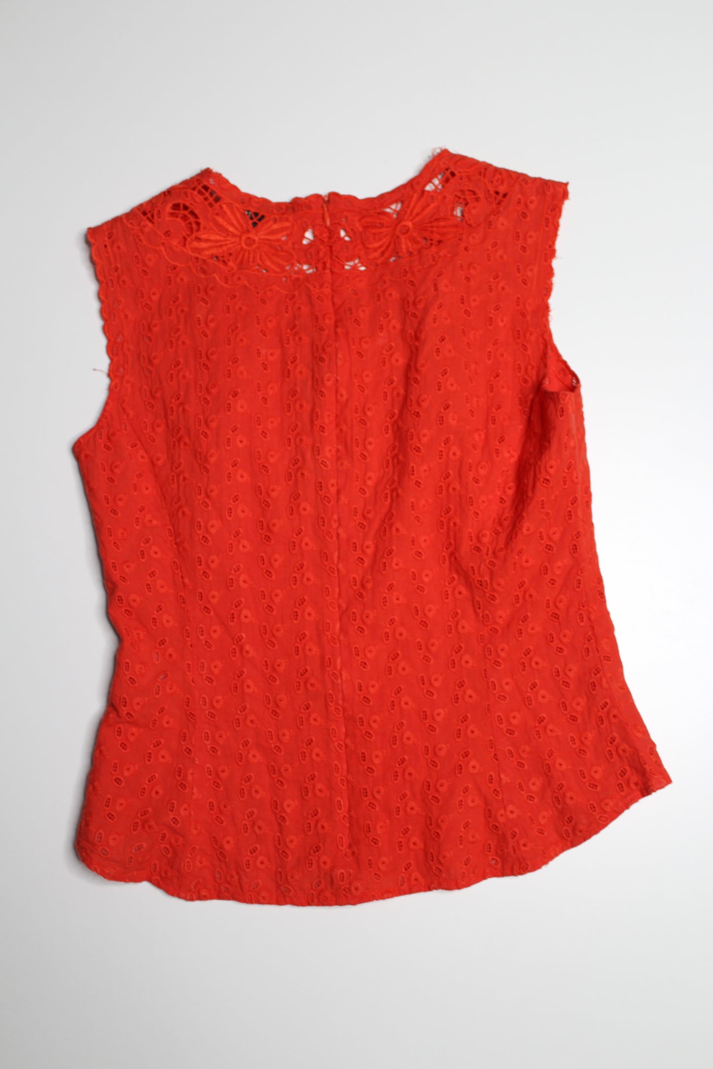 Nordstrom Nanette Lepore red sleeveless blouse, size 2 (price reduced: was $30)