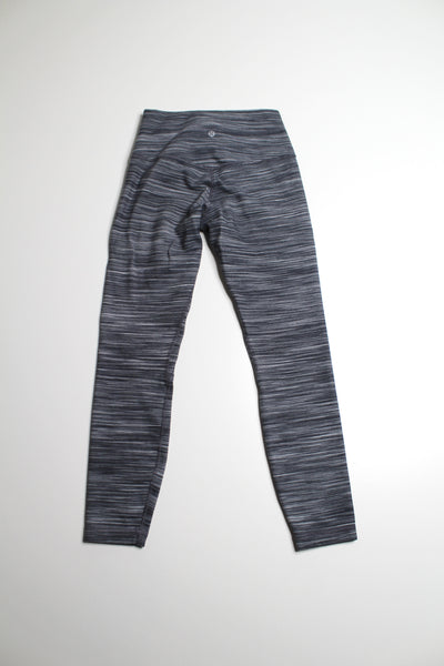 Lululemon striped align leggings, size 6 (25”)