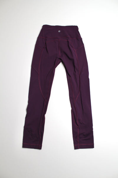 Lululemon dark adobe all the right places crop leggings, size 4 (23”) (price reduced: was $48)