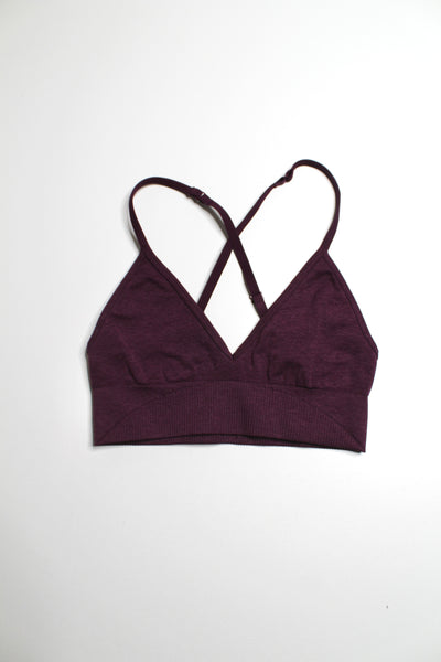 Lululemon heathered plum ebb to street bra, no size. fits like size 6