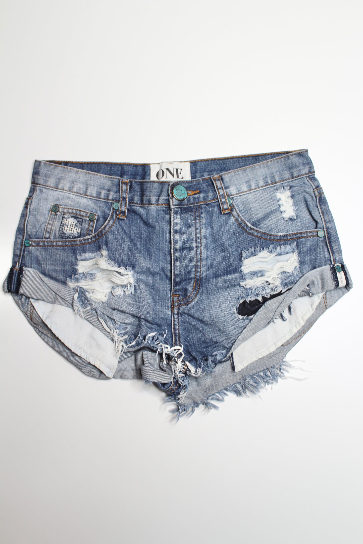 One Teaspoon jean shorts, size 25