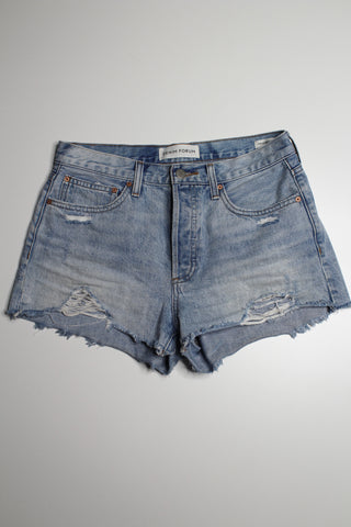 Aritzia Denim Forum ex boyfriend jean shorts, size 27