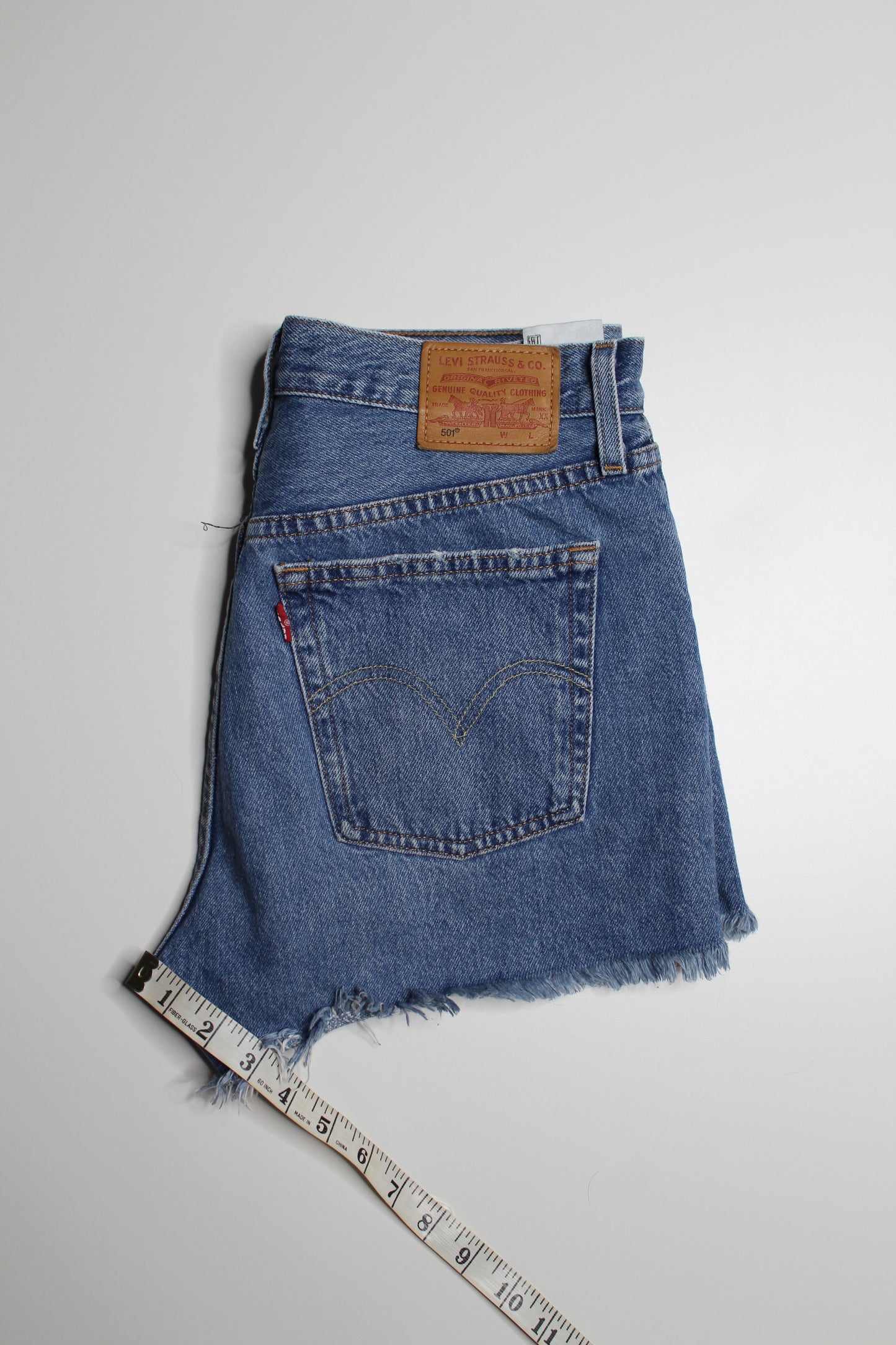 Levi’s high rise cut off jean shorts, size 27