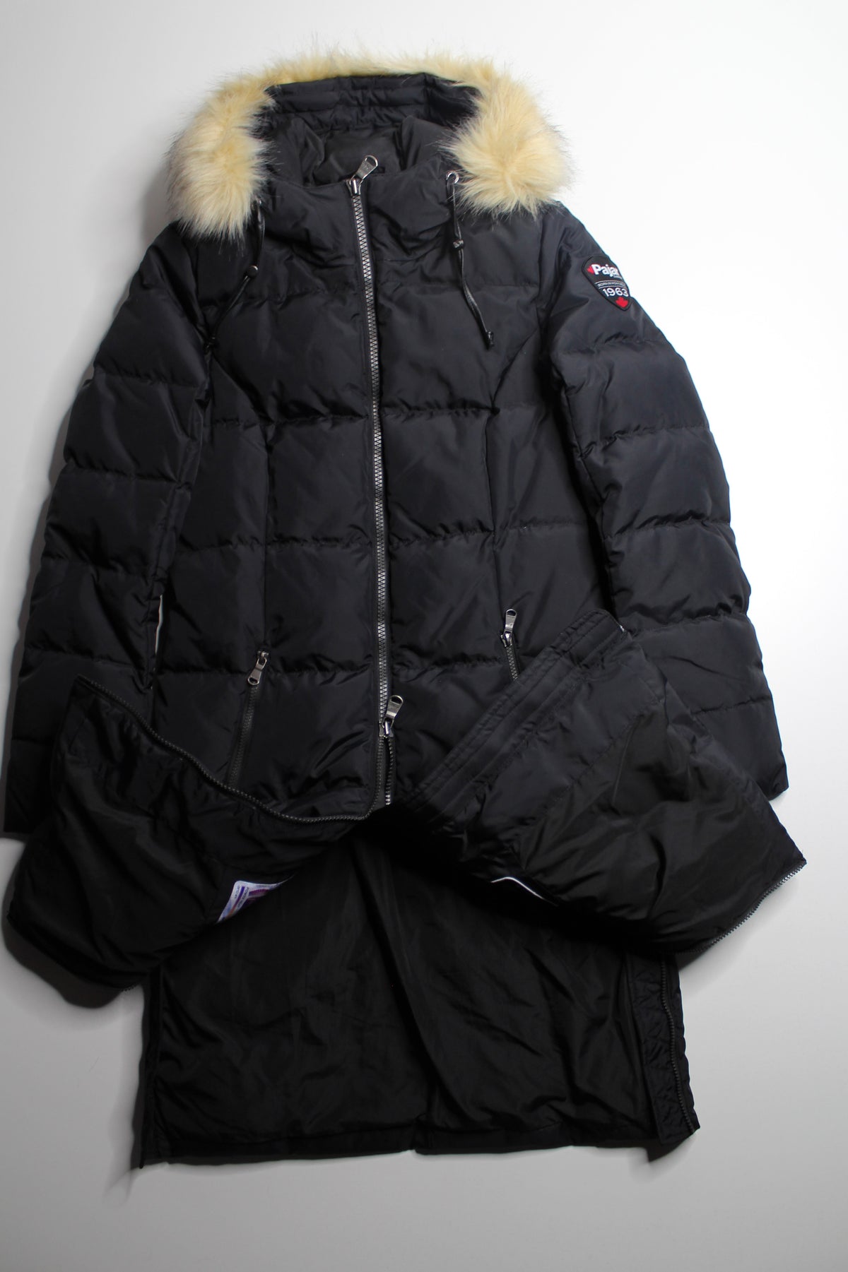 PAJAR winter coat with faux fur trim, size medium