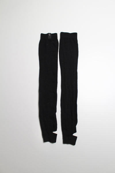 Lululemon black mesh knit leg warmers