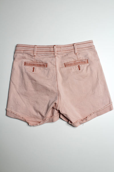 Anthropologie pink chino high rise shorts, size 26 (price reduced: was $18)