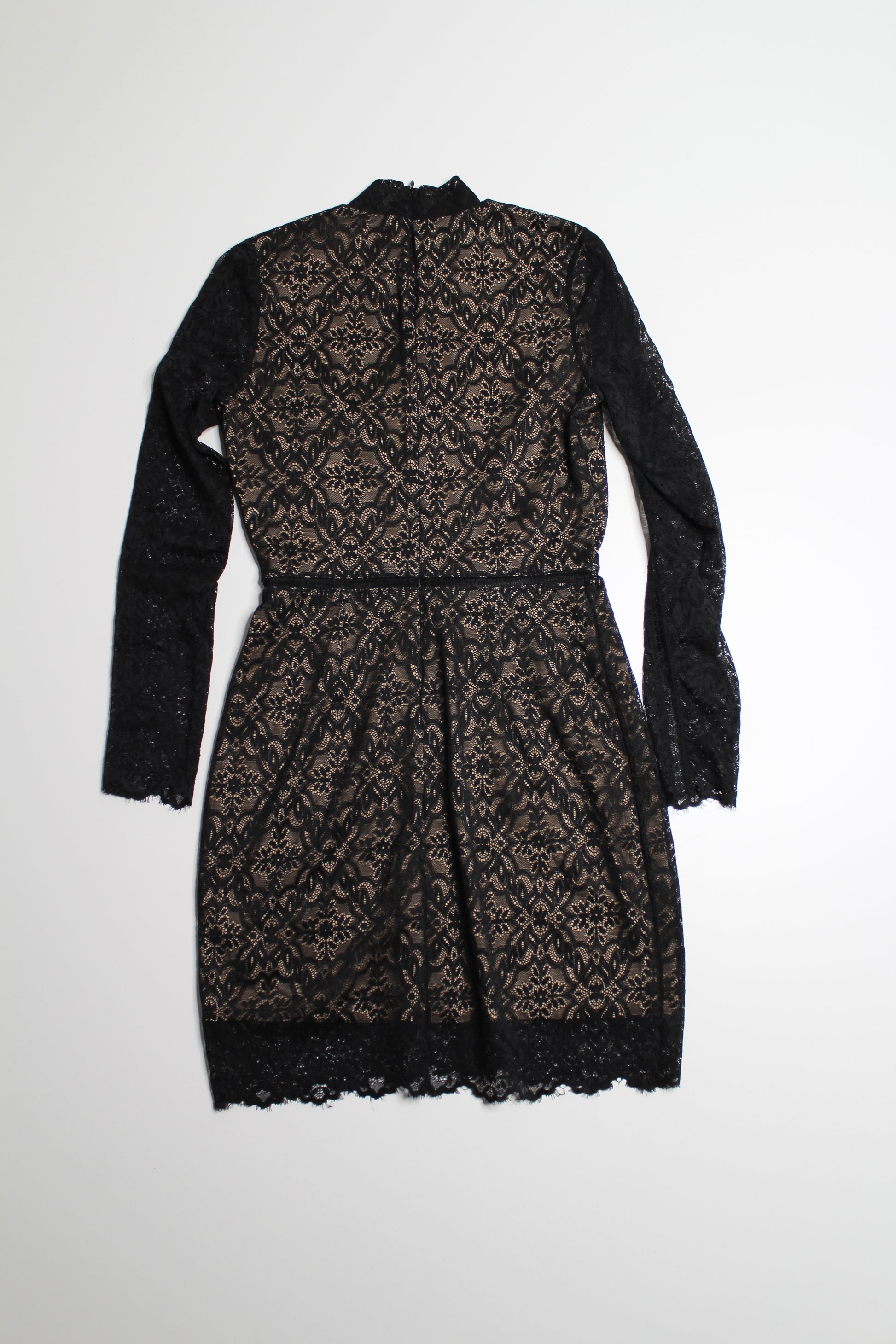 wilfred lace dress Wilfred Black Lace Mini Dress