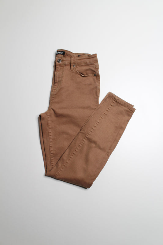 Buffalo toffee brown hanna high rise stretch skinny pant, size 6 (price reduced: was $30)