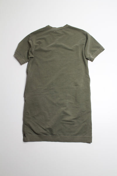 Tentree organic cotton olive t shirt dress, size xs (relaxed fit) (price reduced: was $25)