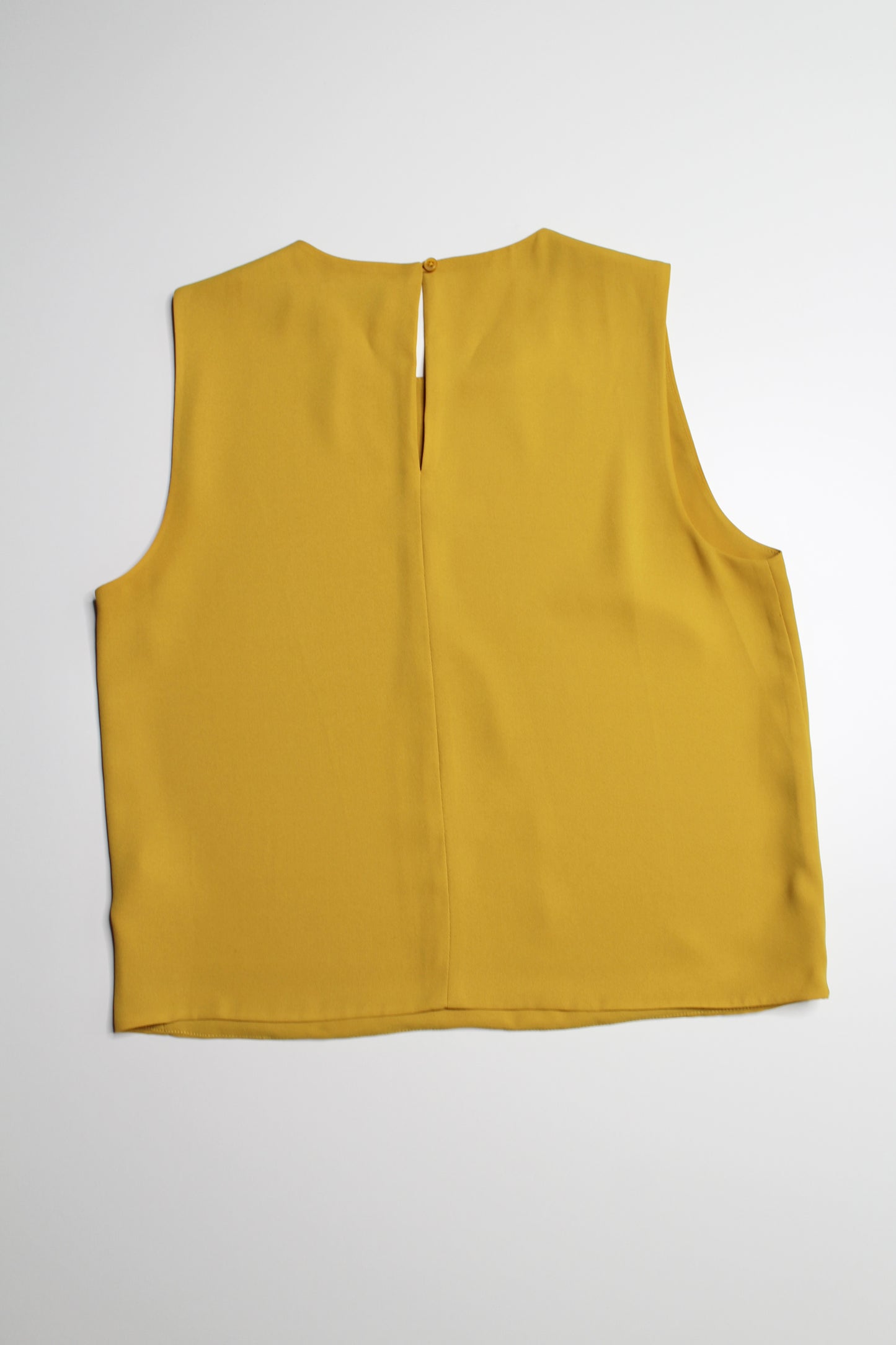 Aritzia babaton mustard yellow day sleeveless blouse, size xs (price reduced: was $30)