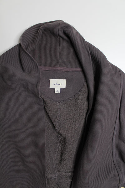 Aritzia wilfred grey diderot sweater cardigan, size xs (oversized fit) Fits xs/small (price reduced: was $25)