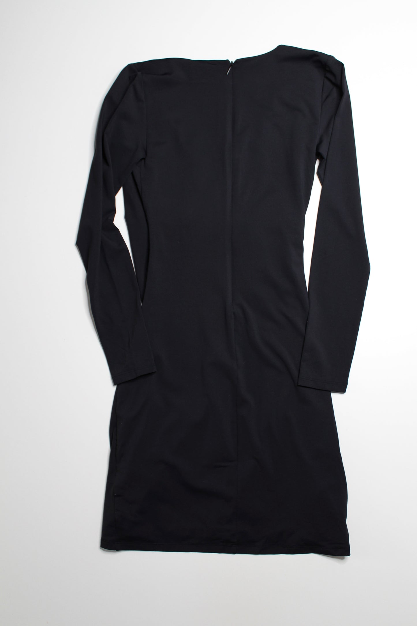 Aritzia TEN by Babaton black faux wrap body con dress, size medium (price reduced: was $48) (additional 50% off)