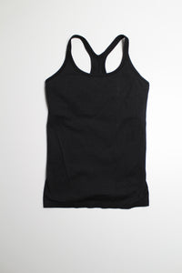 Lululemon black (dark grey) ebb to street tank, size 8